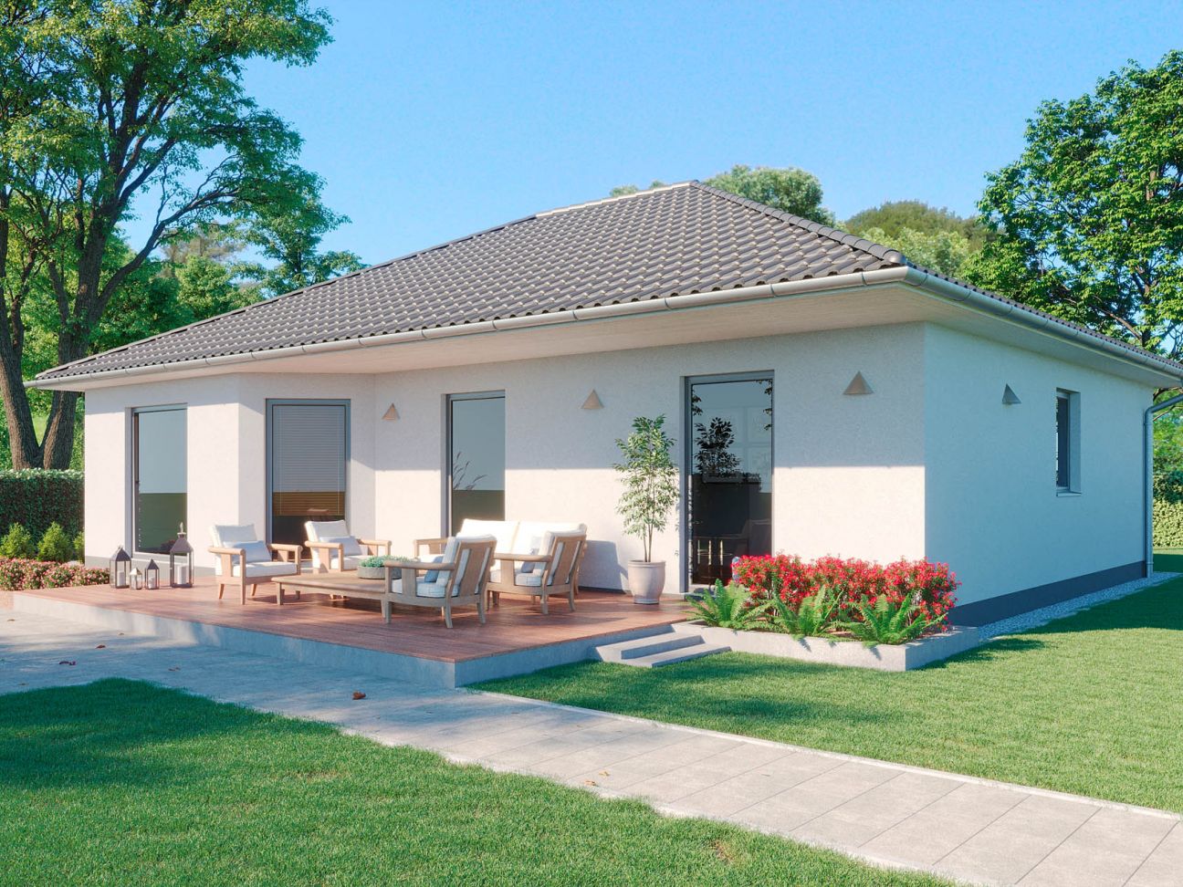 Haus Bungalow Bayreuth als Effizienzhaus