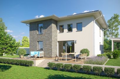 Angebot: Moderne Stadtvilla mit Grundstück in Pehritzsch – freier Feldblick inklusive!