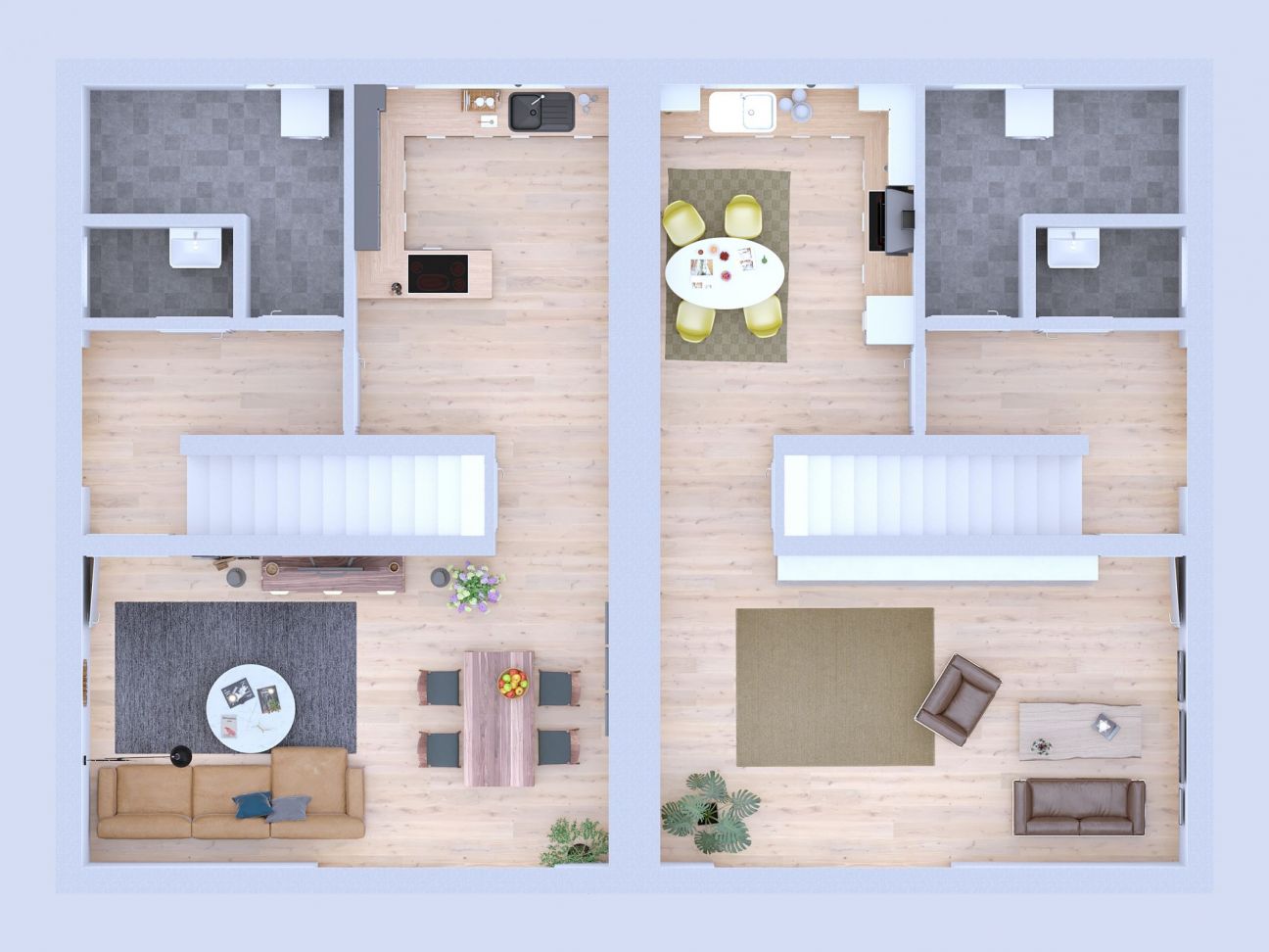 Haus Doppelhaus Naunhof