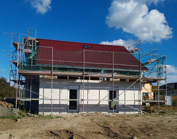 Baustellenbesuch in Wiedemar - Haus Ammersee